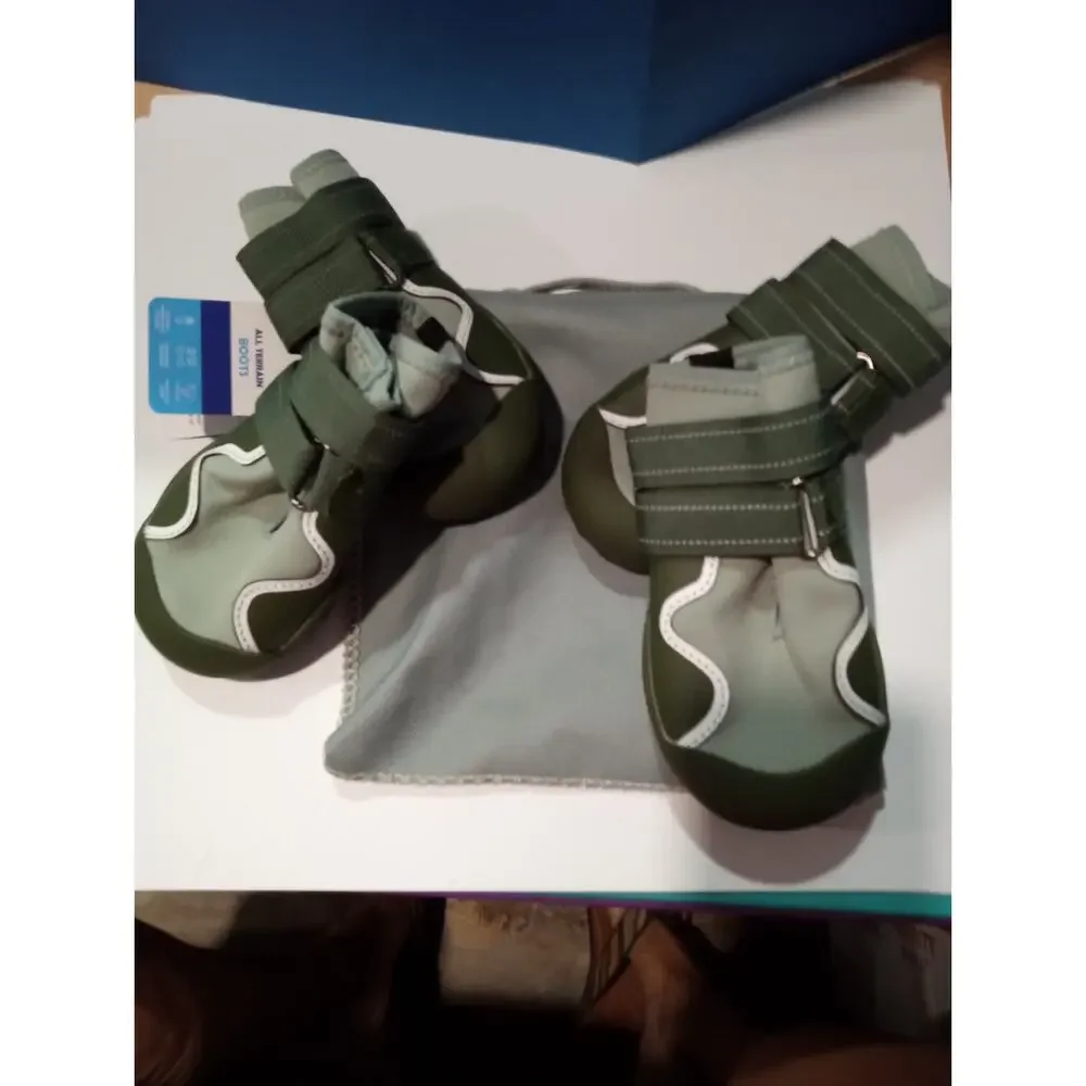 *NEW* ALL TERRAIN Dog Booties Boots Waterproof Carry Bag Size 9 0752